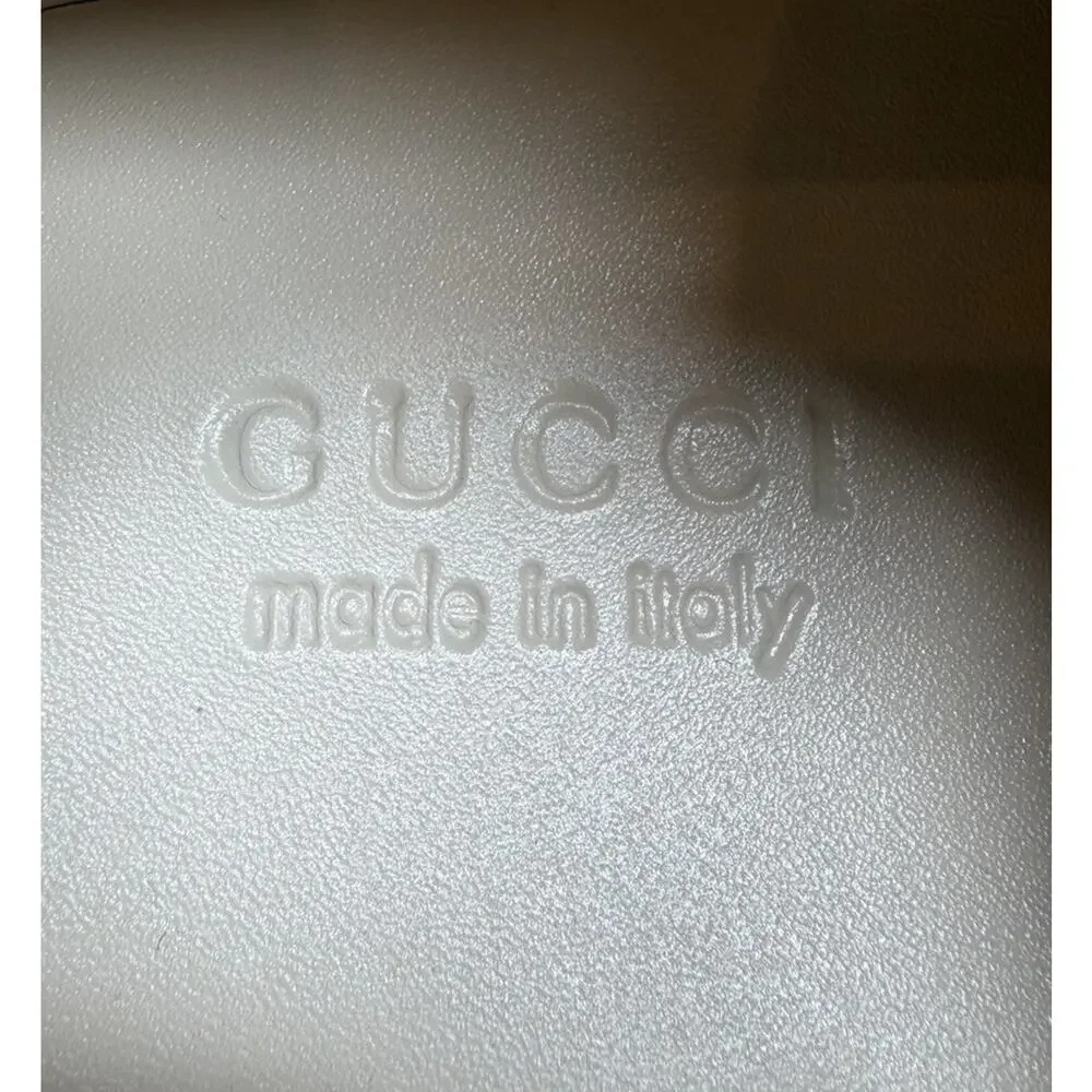 Size 14US - Gucci Rhyton Distressed Ivory Leather Sneakers NEW - Picture 8 of 9